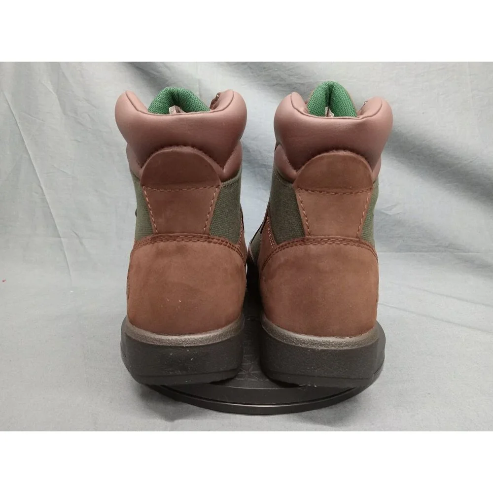 Timberland Boys Field Boot 6 Inch Waterproof Brown Green Size 7 NEW NO BOX! - Picture 7 of 11